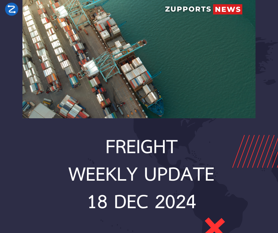 [Freight Update] 18 Dec 2024 อัพเดต สถานการณ์ก่อนวันตรุษจีน